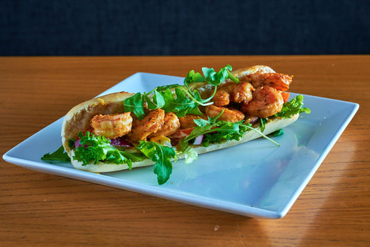 Scampi & Salat (Baguette)